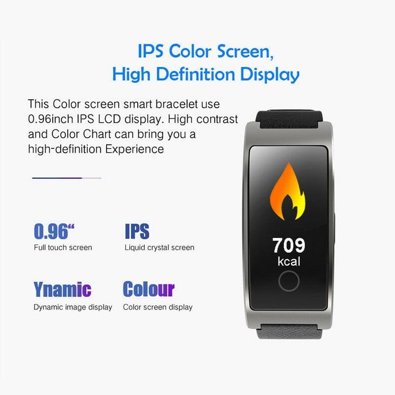 PulseFit Slim Wrist Blood Pressure and Heart Rate Monitor