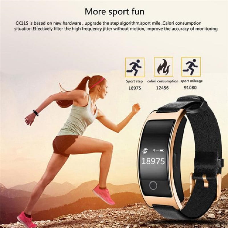 PulseFit Slim Wrist Blood Pressure and Heart Rate Monitor