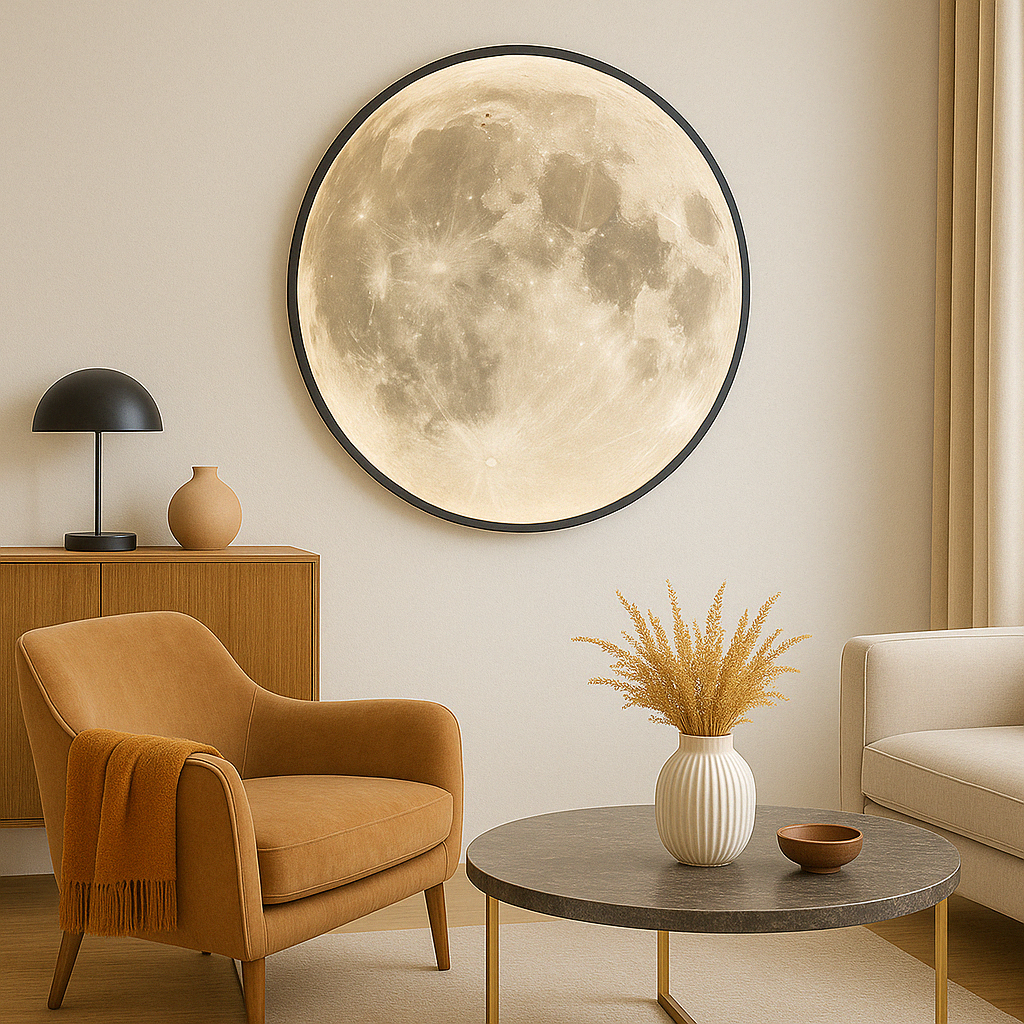Lunara | Realistic Moon Wall Lamp With Soft LED Glow