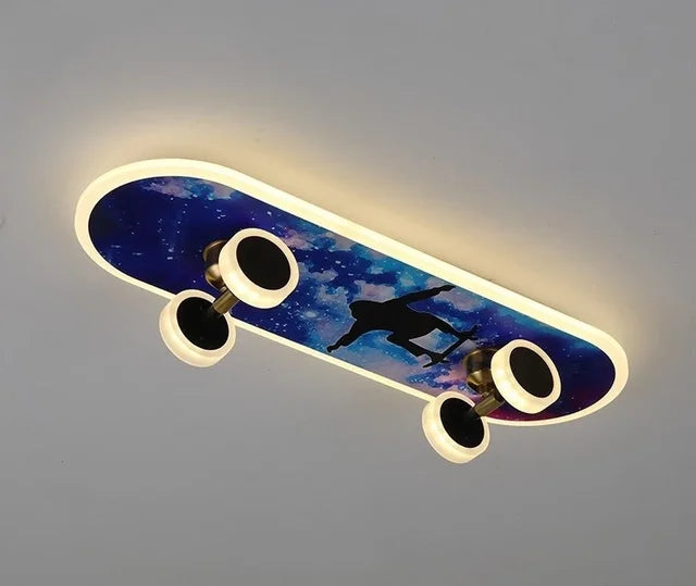 LumaBoard LED skateboardlys til børneværelsesdekoration