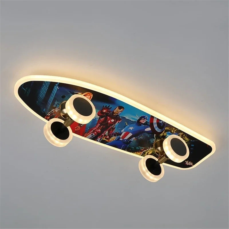 LumaBoard LED Skateboard Lights for Kids' Bedroom Decor