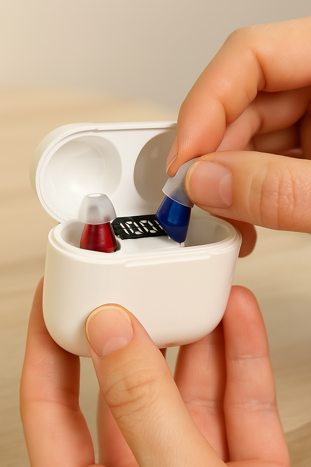 Elorin Invisible Rechargeable Hearing Aid, Discreet Comfortable In-Ear Device For Daily Use And Conversations