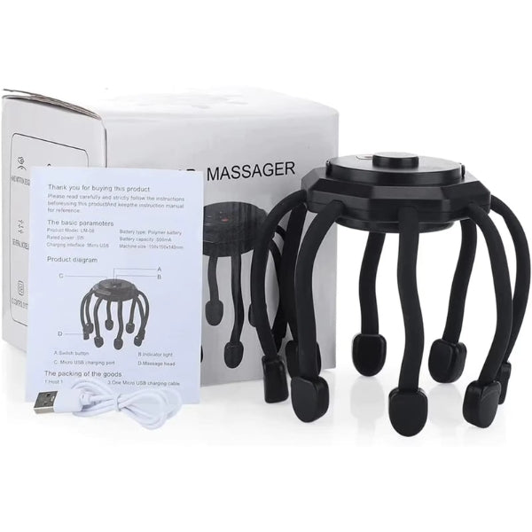 NovaPulse Head Massager With Acupressure And Vibration