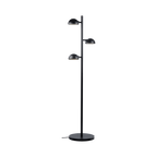 Elegant Black Floor Lamp with Adjustable Heads for Living Room – Modern Standing Lamp for Reading and Working 0