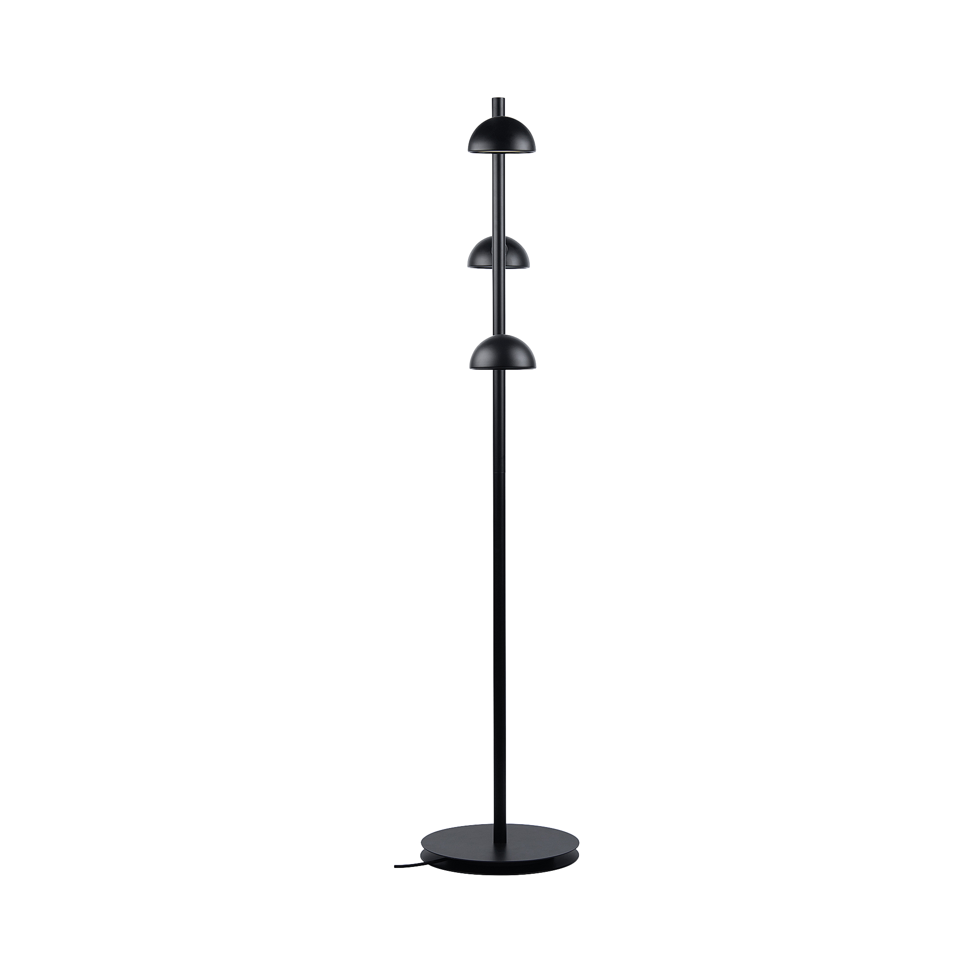 Elegant Black Floor Lamp with Adjustable Heads for Living Room – Modern Standing Lamp for Reading and Working 2