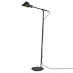 Elegant Black Floor Lamp with Adjustable Swivel – Modern Standing Lamp for Living Room Lighting 0