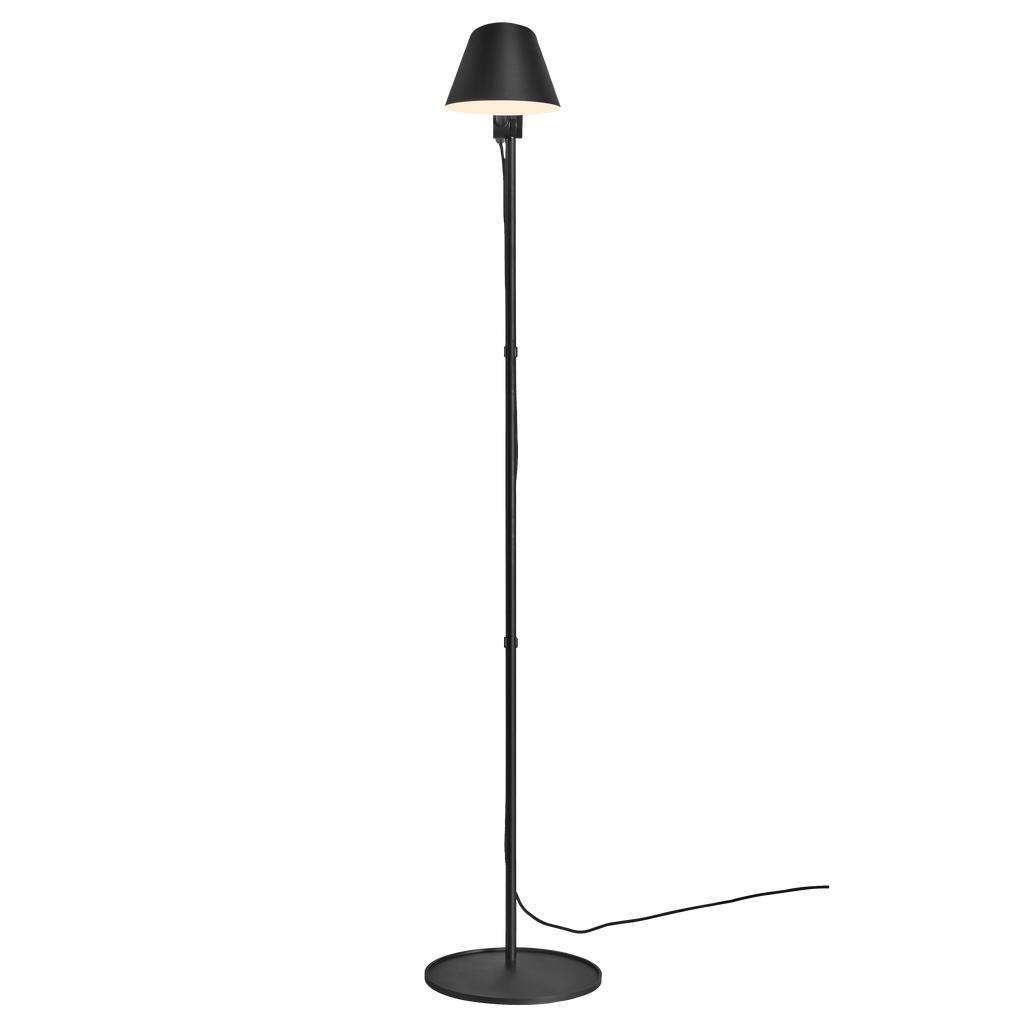 Elegant Black Floor Lamp with Adjustable Swivel – Modern Standing Lamp for Living Room Lighting 1