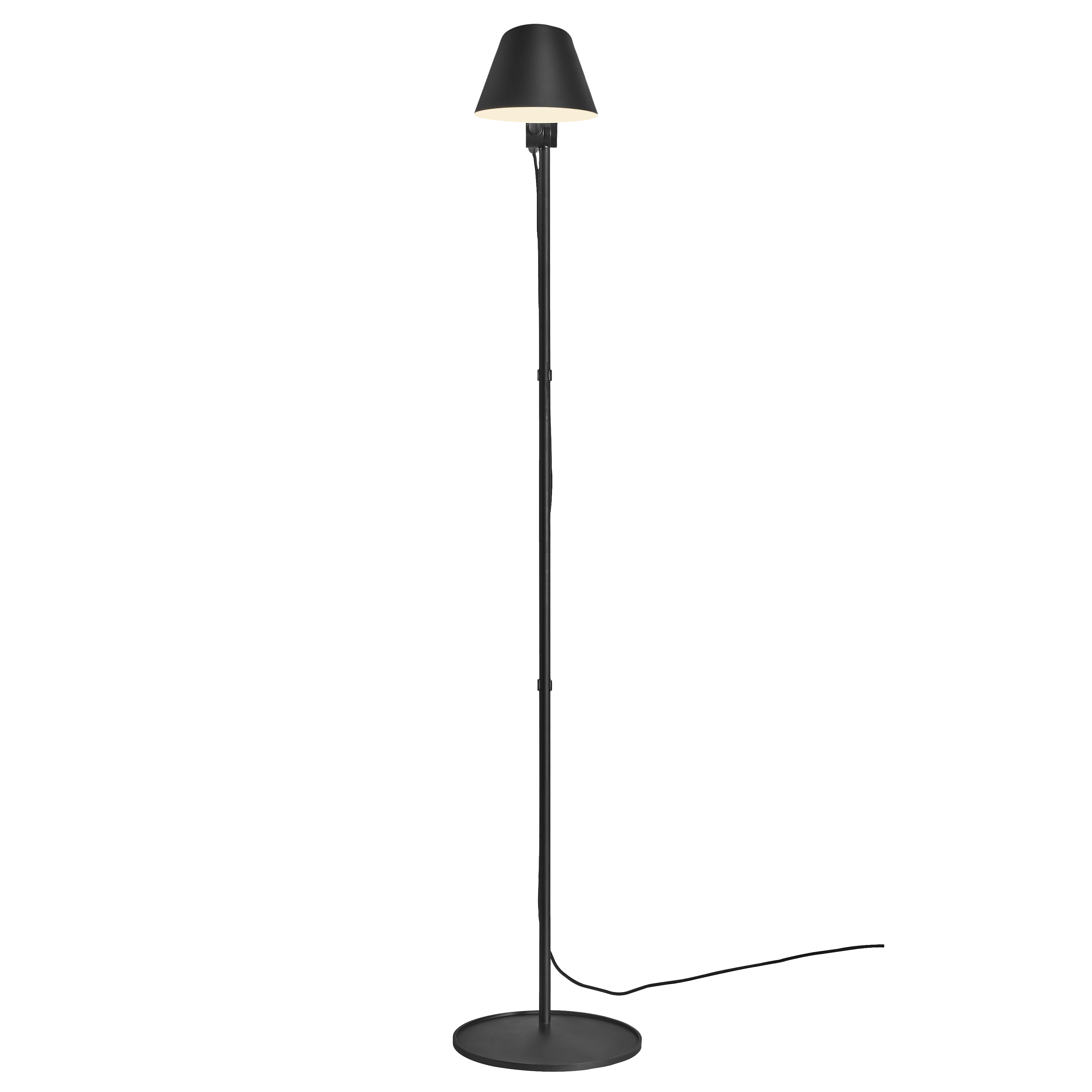 Elegant Black Floor Lamp with Adjustable Swivel – Modern Standing Lamp for Living Room Lighting 1