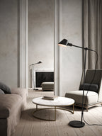 Elegant Black Floor Lamp with Adjustable Swivel – Modern Standing Lamp for Living Room Lighting 2