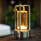 Elegant Crystal Lantern – Dimmable Light with USB Charging, Available in Gold, Silver, and Black, 9x17.5 cm 1