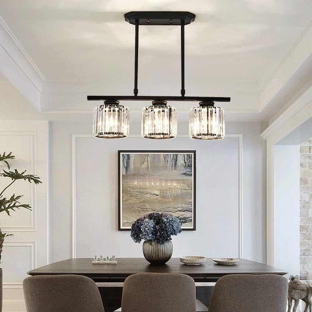 Selora Art Deco glas köksö, justerbar 3-4 lampor