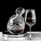 Aurora 360 Degree Rotating Crystal Hand Blown Wine Decanter