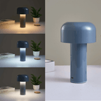 LumiMush Cordless Rechargeable Mushroom Bedside Table Lamp