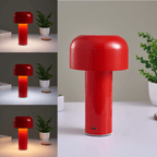 LumiMush Cordless Rechargeable Mushroom Bedside Table Lamp
