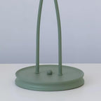 Modern Calla Flower LED Floor Lamp in Green Matte Finish