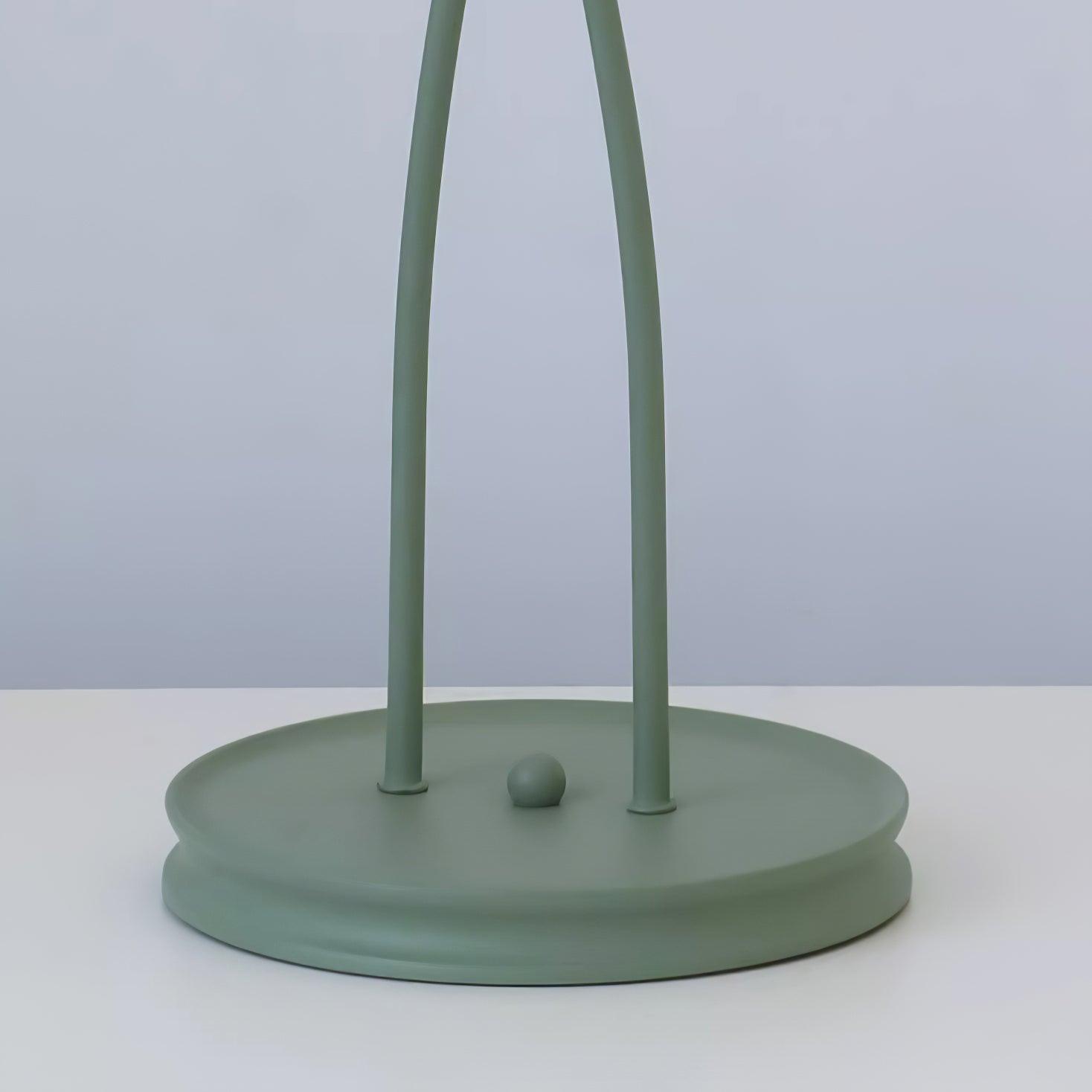 Modern Calla Flower LED Floor Lamp in Green Matte Finish