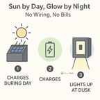 ソラーラ | パスとパティオ用ワイヤレスソーラーLEDウォールライト