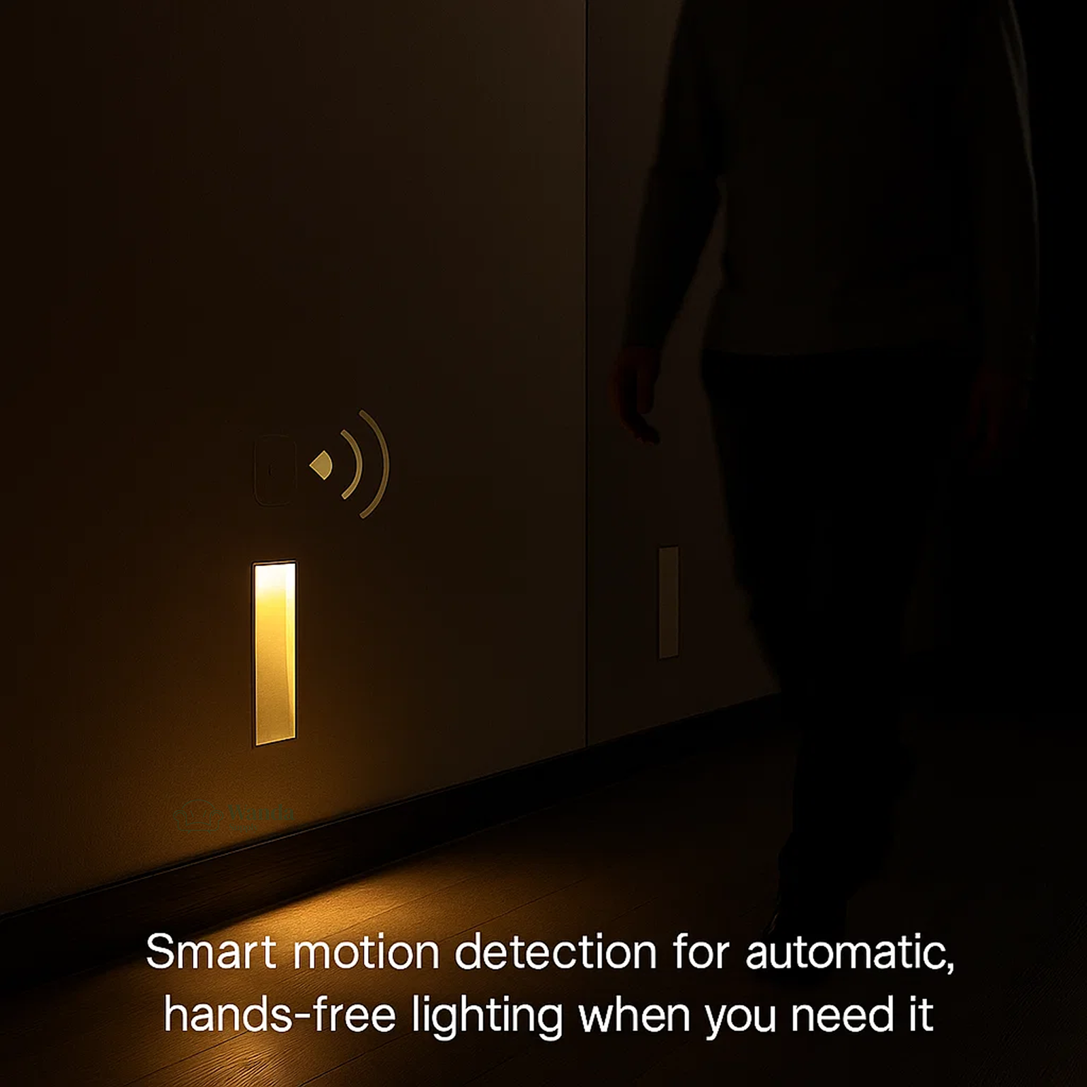 Motion Sensor LED Recessed Wall Sconces, Energy Efficient