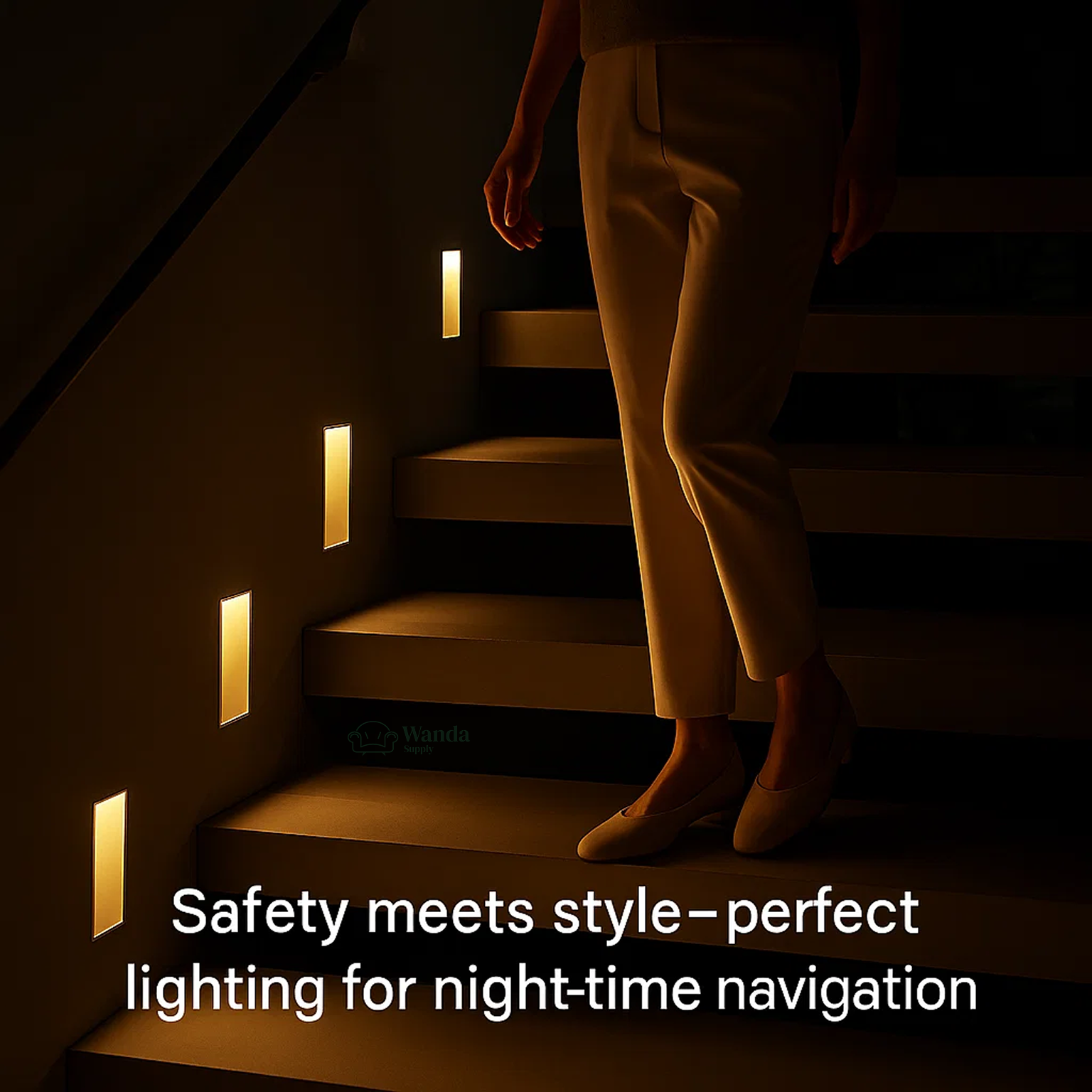 Motion Sensor LED Recessed Wall Sconces, Energy Efficient