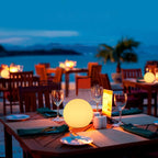 LumaOrb Rechargeable Wireless LED Table Lamp, 16 Colors