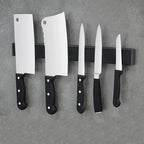 Onyx Wall Mounted Magnetic Knife Rack in Stainless Steel