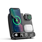 LumaCore 3-in-1 Wireless Charging Station And Alarm Clock