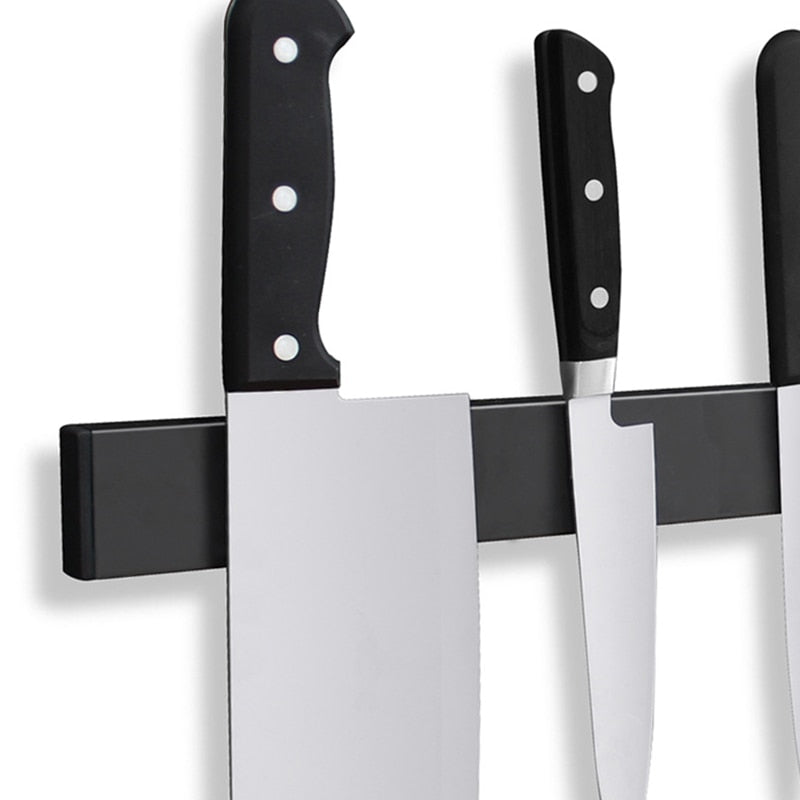 Onyx Wall Mounted Magnetic Knife Rack in Stainless Steel