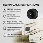 HD Wireless Backup Camera for RVs, Trucks & Trailers