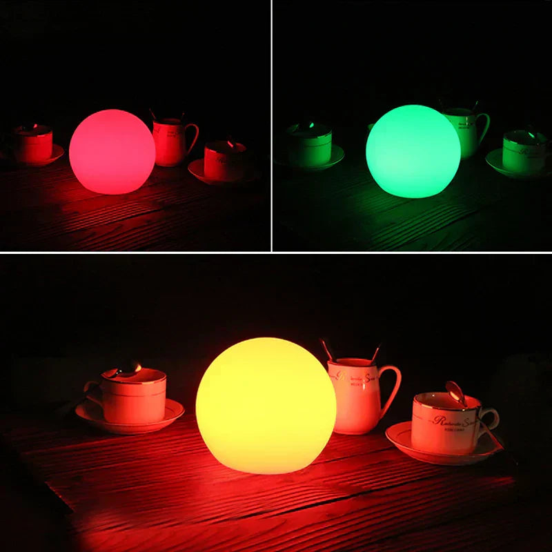 LumaOrb Rechargeable Wireless LED Table Lamp, 16 Colors