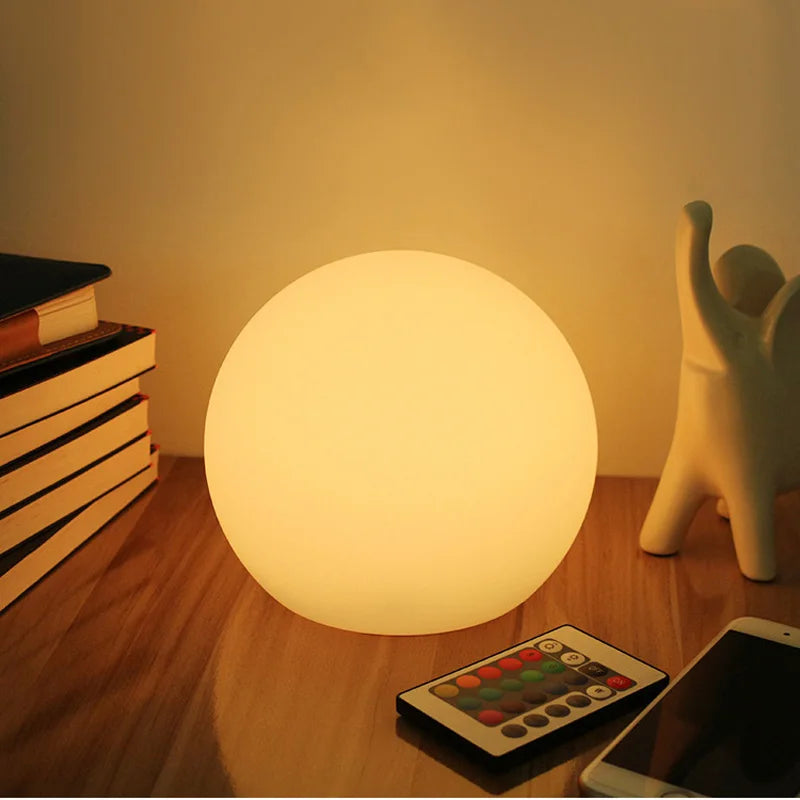 LumaOrb Rechargeable Wireless LED Table Lamp, 16 Colors