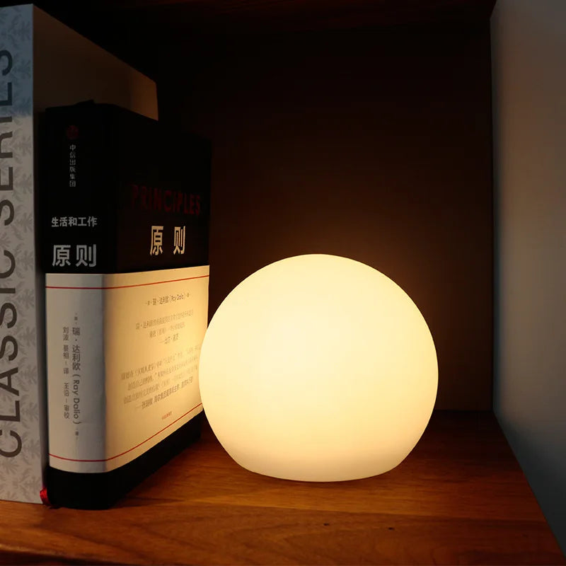 LumaOrb Rechargeable Wireless LED Table Lamp, 16 Colors