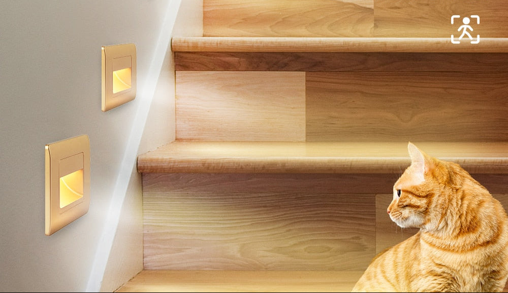 NovaStair LED Stair Light With PIR, 4 Color Options