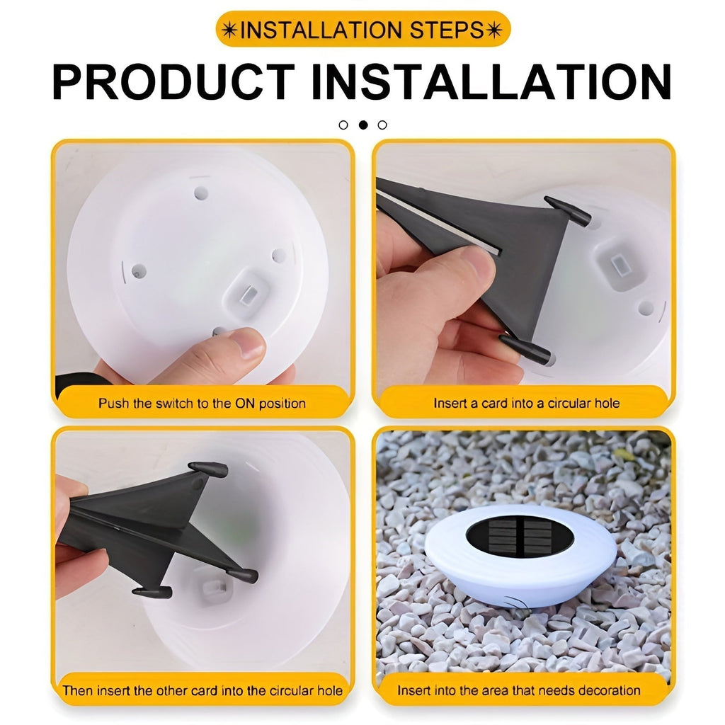 HelioGlow Weatherproof Solar LED Lamp for Garden Patio