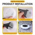 HelioGlow Weatherproof Solar LED Lamp for Garden Patio