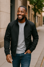 Eldwin Slim Fit Mens Lightweight Bomber Jacket For Spring And Autumn Casual Streetstyle And City Wear