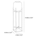 Auroria Solar Floor Lantern Waterproof LED Patio And Garden