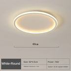 Nordhavn Dimmable Scandinavian LED Ceiling Light In Warm White For Living Room Dining Room And Hallway