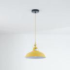 Iriselle Morandi Metal Pendant Light Colorful Glow