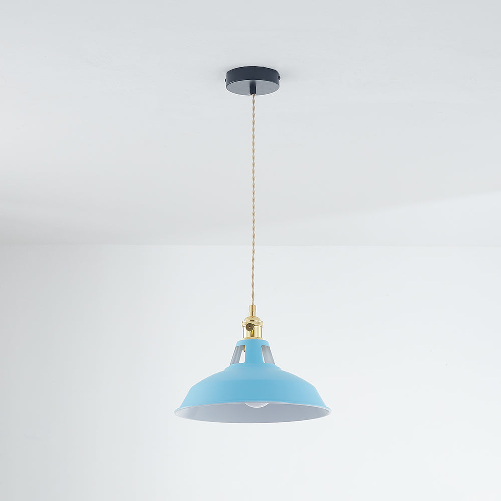 Iriselle Morandi Metal Pendant Light Colorful Glow