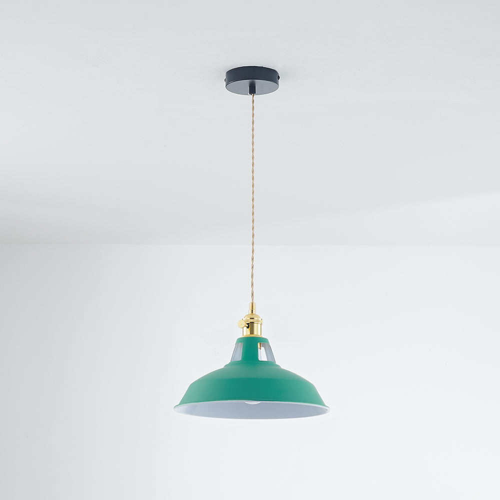 Iriselle Morandi Metal Pendant Light Colorful Glow