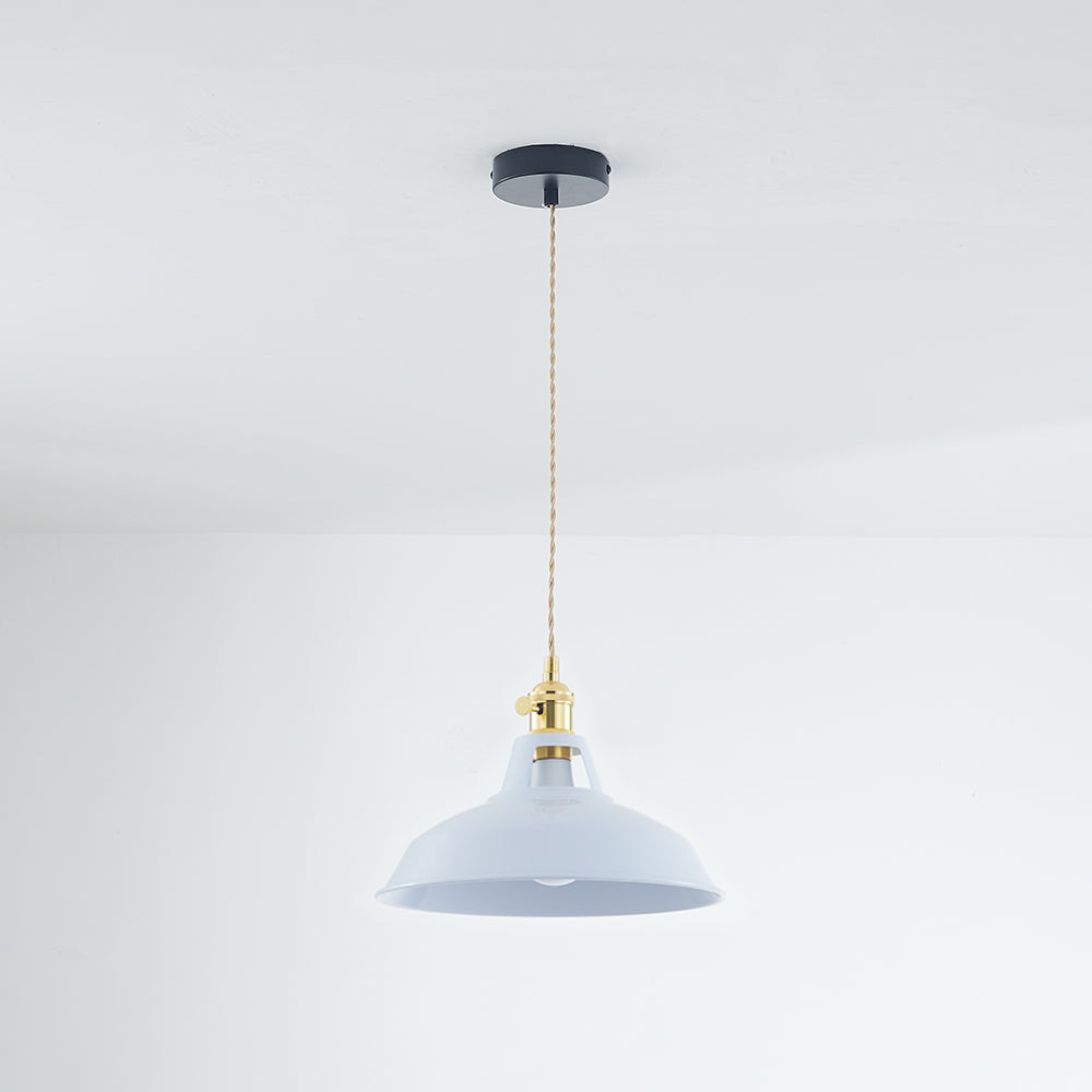 Iriselle Morandi Metal Pendant Light Colorful Glow