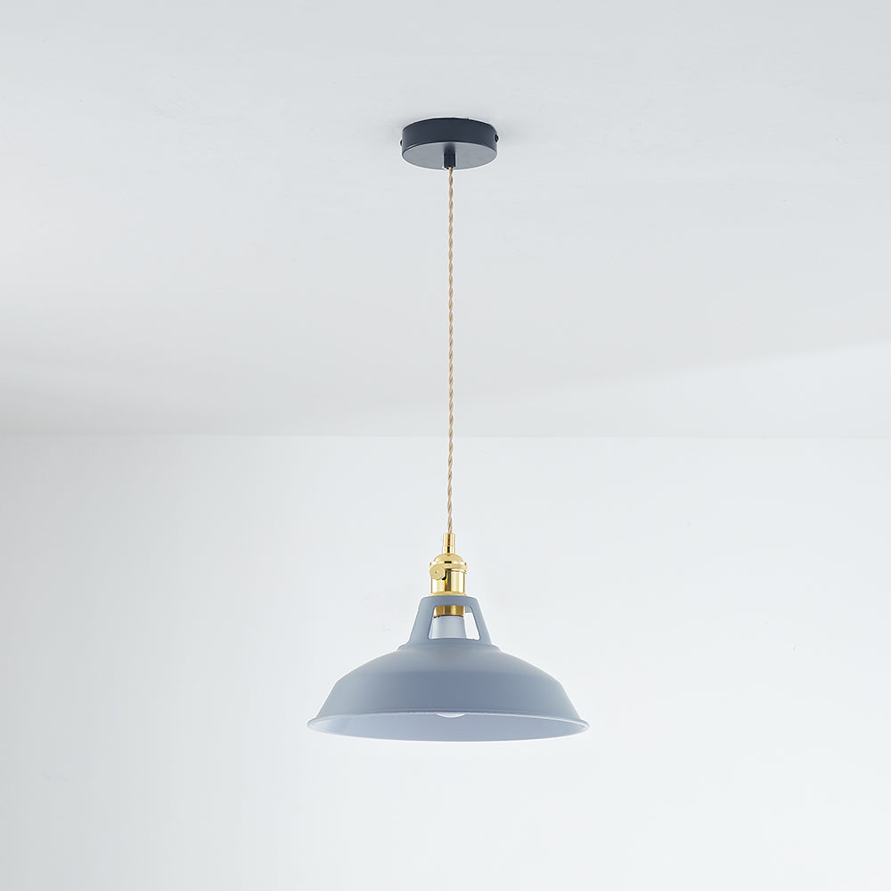 Iriselle Morandi Metal Pendant Light Colorful Glow