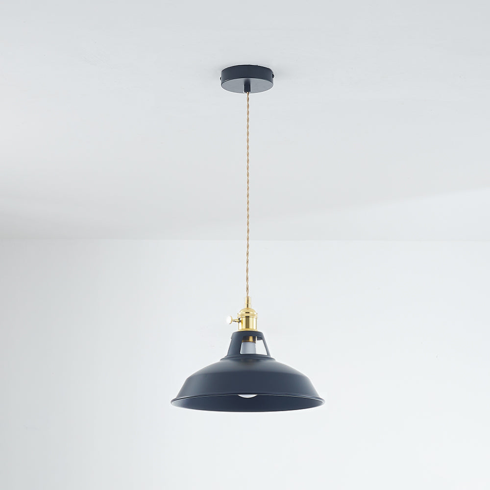 Iriselle Morandi Metal Pendant Light Colorful Glow