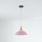 Iriselle Morandi Metal Pendant Light Colorful Glow