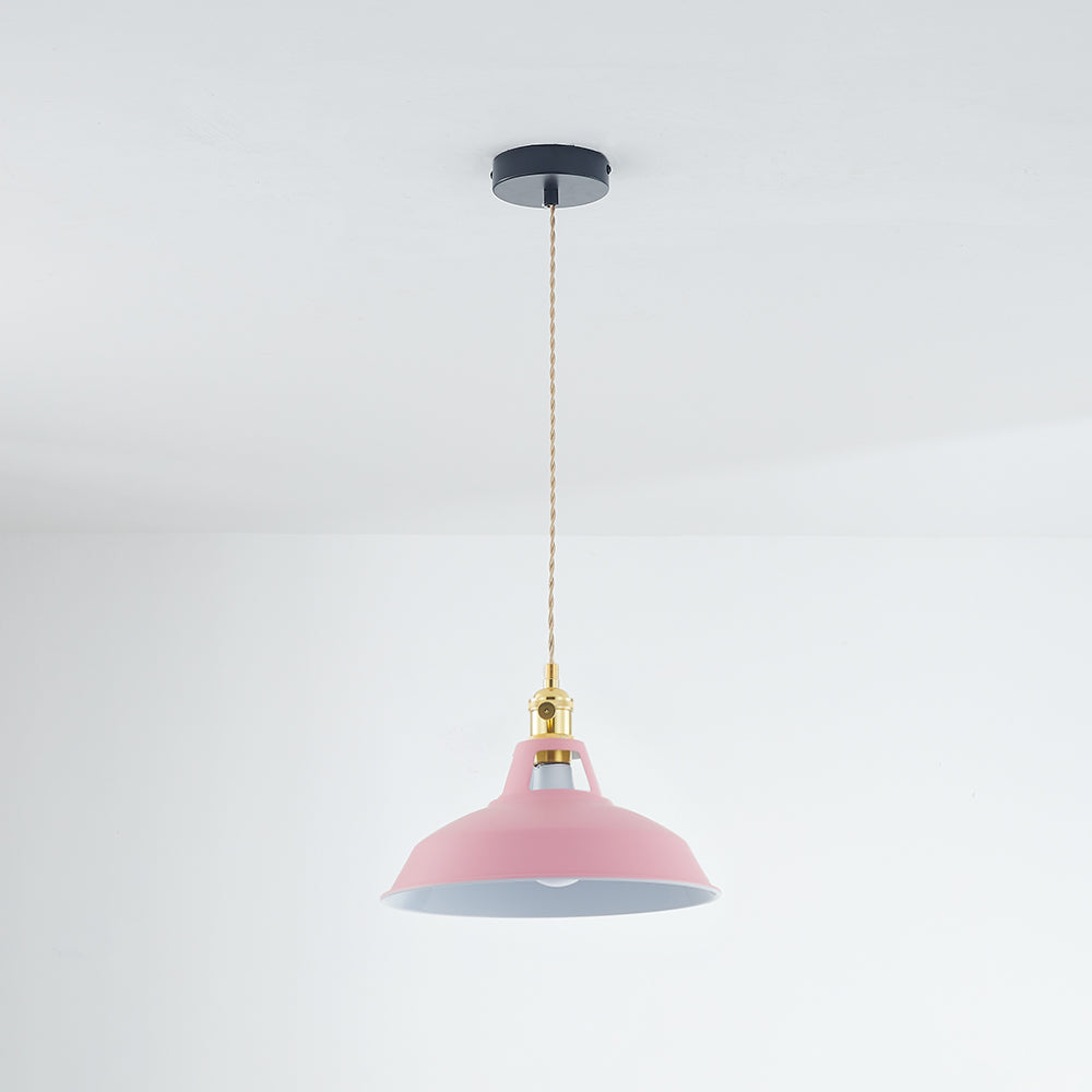 Iriselle Morandi Metal Pendant Light Colorful Glow