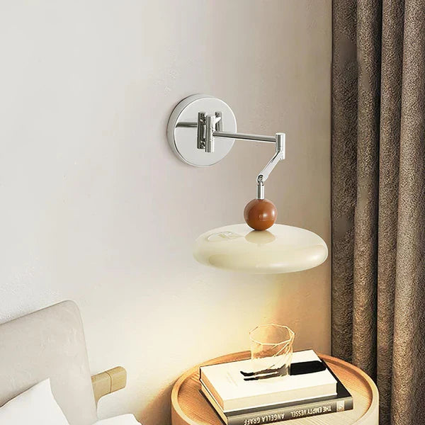 NovaGlow Swing Arm Wall Lamp For Bedroom With Flexible Light