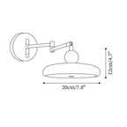 NovaGlow Swing Arm Wall Lamp For Bedroom With Flexible Light