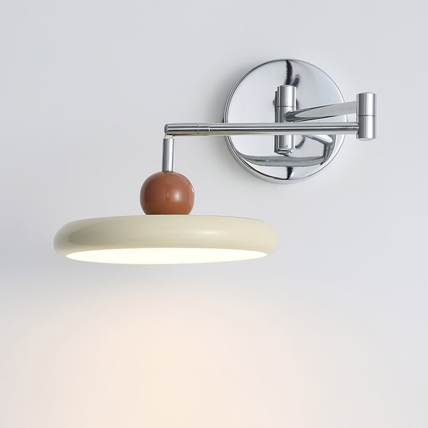 NovaGlow Swing Arm Wall Lamp For Bedroom With Flexible Light