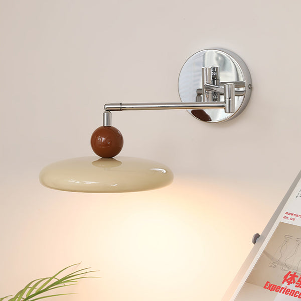 NovaGlow Swing Arm Wall Lamp For Bedroom With Flexible Light