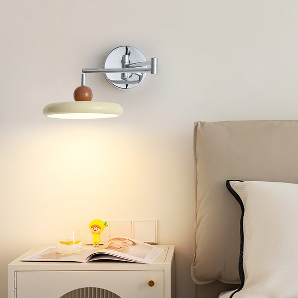 NovaGlow Swing Arm Wall Lamp For Bedroom With Flexible Light